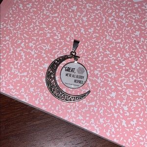 Maze runner necklace with moon